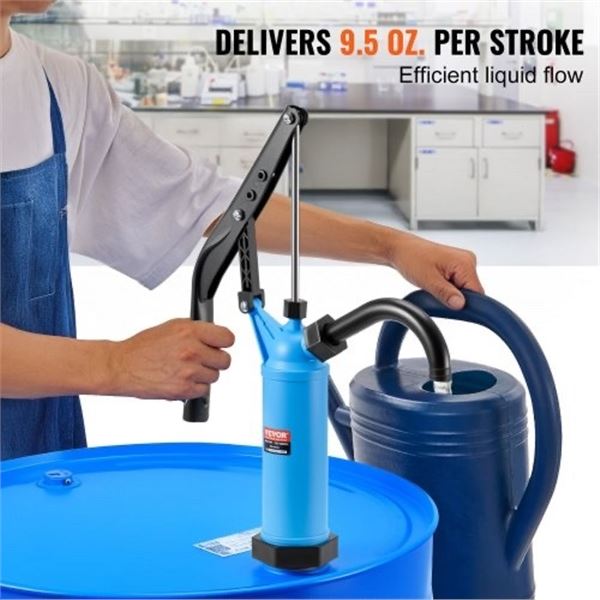 Brand New Hand-Operated Drum Pump for 5–55 Gallon Barrels