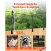 Image 1 : Brand New 23.8-Inch Steel Fence Post Extenders – 8 Pack