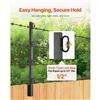 Image 4 : Brand New 23.8-Inch Steel Fence Post Extenders – 8 Pack