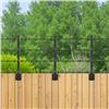 Image 6 : Brand New 23.8-Inch Steel Fence Post Extenders – 8 Pack