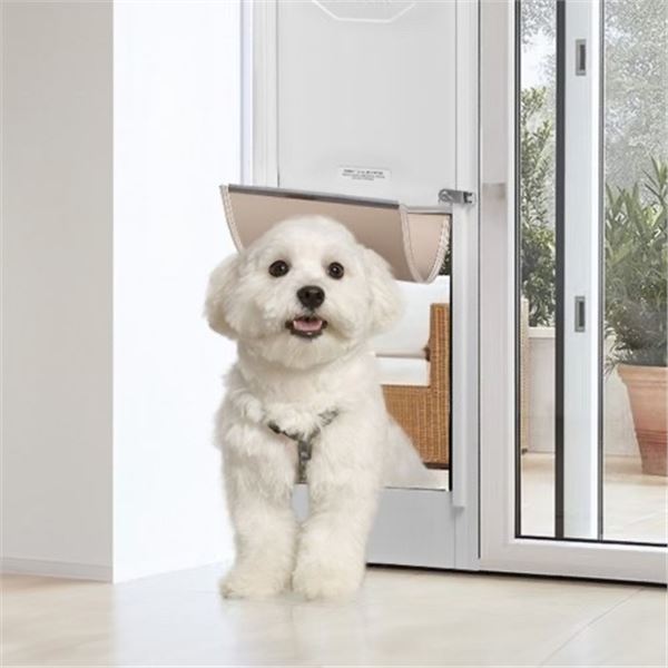 Brand New Medium Pet Door for Sliding Glass Doors – Adjustable Height