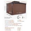 Image 5 : Brand New 12’ x 10’ Gazebo Privacy Curtains – 4 Panels