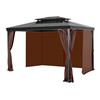 Image 7 : Brand New 12’ x 10’ Gazebo Privacy Curtains – 4 Panels