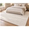 Image 1 : Customer Return – Looks New CAM Brooklyn Super Soft Shag Area Rug – Cream [x=#8211