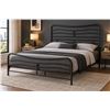 Image 1 : Brand New SNAP Style Innovation Queen Metal Bed Frame with Headboard & Footboard – Black