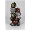 Image 2 : Brand New SeaSunStar 4-Tier Cascading Pots & Rock Outdoor Water Fountain