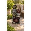 Image 3 : Brand New SeaSunStar 4-Tier Cascading Pots & Rock Outdoor Water Fountain