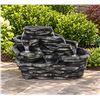 Image 1 : Brand New SeaSunStar Multi-Tier Cascading Rock Outdoor Water Fountain – MZ13963GA