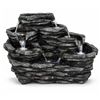 Image 2 : Brand New SeaSunStar Multi-Tier Cascading Rock Outdoor Water Fountain – MZ13963GA
