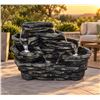 Image 3 : Brand New SeaSunStar Multi-Tier Cascading Rock Outdoor Water Fountain – MZ13963GA