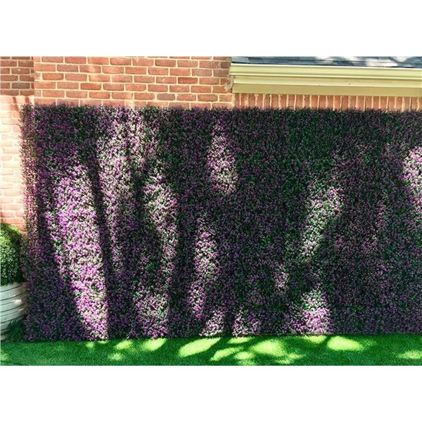 Brand New GreenSmart Dekor Lavender Artificial Wall Panels – 12-Piece Set – 20 × 2