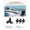 Image 3 : Brand New 13-1/4 × 17-Inch 3-Blade Aluminum Outboard Propeller for Mercury 40140 HP