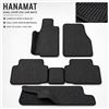 Image 2 : Brand New HanaMat Dual-Layer EVA Car Mat Set for Mid-Size SUVs  Black