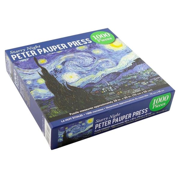 Brand New Peter Pauper Press Starry Night 1000-Piece Jigsaw Puzzle