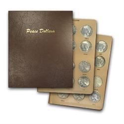 Dansco Booklet of Peace Silver Dollars-24coins