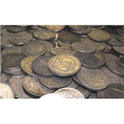 Lot of 200 Morgan Silver Dollars