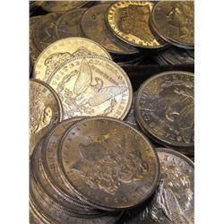 A Random date mint Morgan Silver dollar from cache