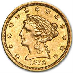 Random Date $ 2.5 Liberty Head Gold Coin