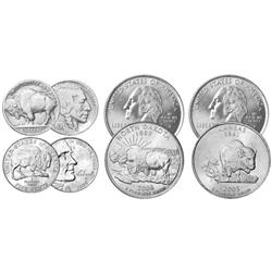 For Circulation Buffalo Theme Coins