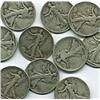 Image 1 : Lot of (5) Walking Liberty Half Dollars From Cache