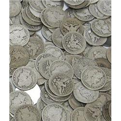 Roll of Barber Quarters ag-xf grades- 1892-1916