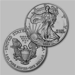 Silver Bullion 1 oz. Silver Eagle- Random date-