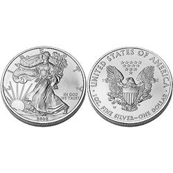 Silver Bullion 1 oz. Silver Eagle- Random date-