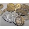Image 1 : Lot of 20 Walking Liberty Halves 1930-40's