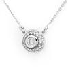 Image 1 : Solitaire 0.45 ctw Diamond Necklace