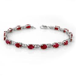 8.40 ctw Ruby Tennis Bracelet