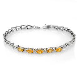 Fine 2.0 ctw Yellow Sapphire Bracelet