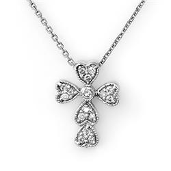0.20 ctw Diamond Cross Necklace