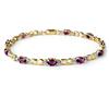 Image 1 : 2.03 ctw Amethyst Diamond Bracelet