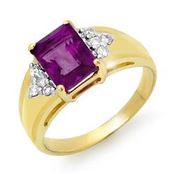 1.45 ctw Diamond Amethyst Ladies Ring