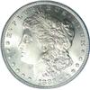 Image 1 : Frosty White Morgan Silver Dollar 1883
