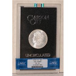1878-CC Morgan $ MS63 NGC GSA Hoard