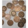 Image 1 : A Lot of 20 Assorted Date LARGE CENTS-