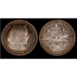 Lot of (10) 1892-3 Columbian Expo Coins