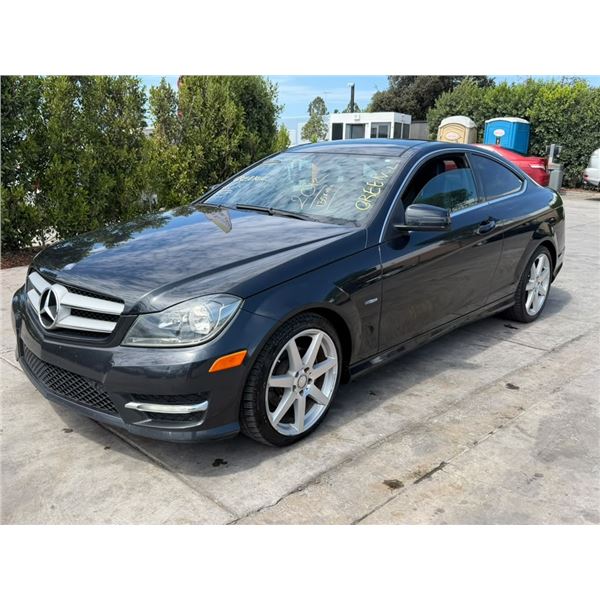MERZ C250 2012 APP/DUP-T/EXP-ONLY DON