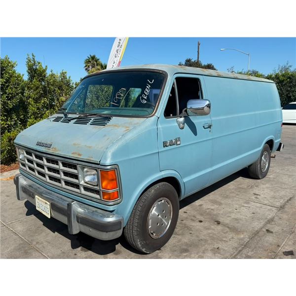 DODG RAM B250 1989 APP/DUP-T/EXP-ONLY DON