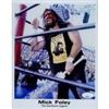 Image 1 : WWE WWF Wrestler Mick Foley Mankind Signed Photo