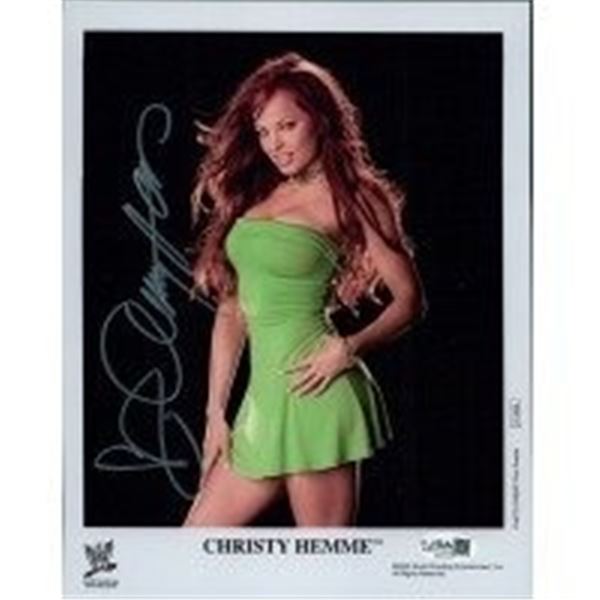 TNA Wrestler Christy Hemme Signed Photo