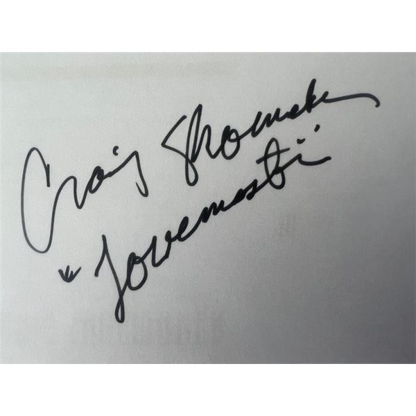 Daditude Comedian Craig Shoemaker original signature