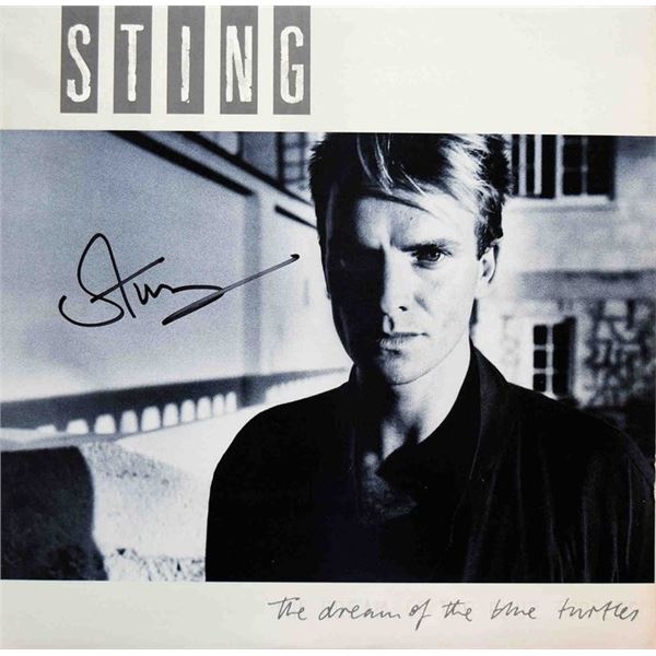 Sting The Dream Of The Blue Turtles signed album