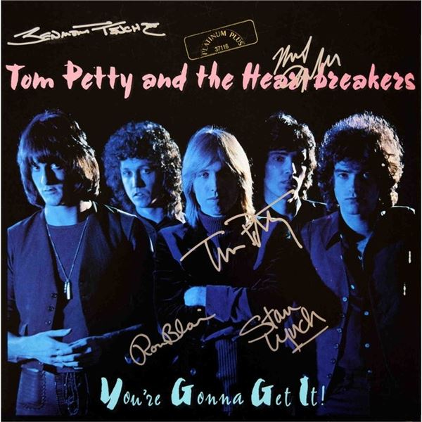 Tom Petty You're Gonna Get It signed album