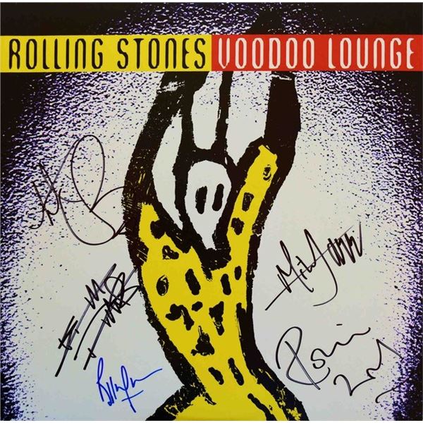 The Rolling Stones 1994 Voodoo Lounge signed album