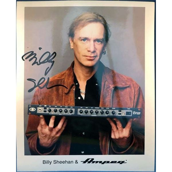 Billy Sheehan signed photo