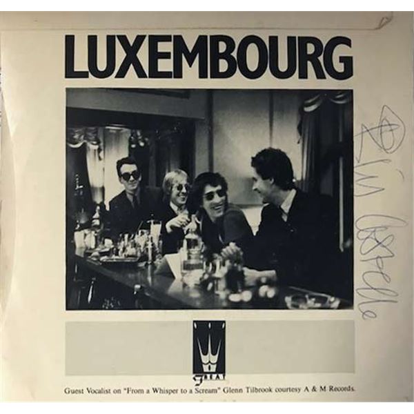 Elvis Costello Luxembourg signed 45 record