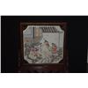 Image 2 : CHINESE TILE PLAQUE POLYCHROME PORCELAIN OF CHILDREN AT PLAY (11" X 9 3/4")