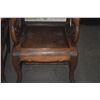 Image 5 : PAIR ANTIQUE CHINESE CARVED BLACKWOOD ARMCHAIRS W/ORNATE SCALLOPED BACKREST W/AN INSET WHITE MARBLE 